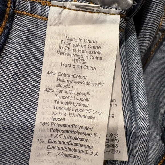 MADEWELL 10" High-Rise Skinny Jeans in Danny Wash: TENCEL™ Denim Edition size 32 - Picture 5 of 5